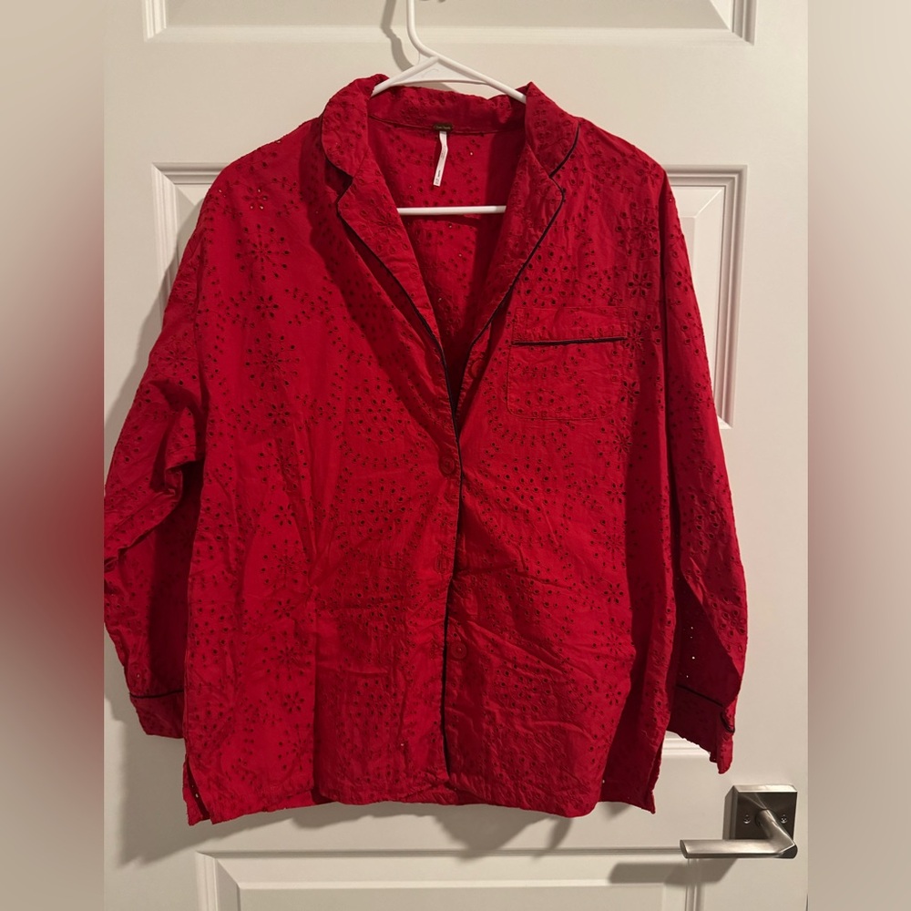 Free people pajama top